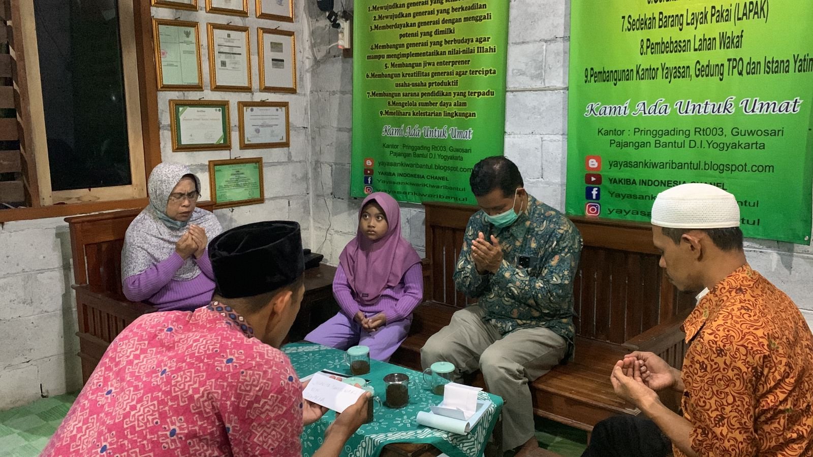 Kunjungan Dan Silahturahmi Dari Donatur Yakiba Yayasan Kiwari Bantul