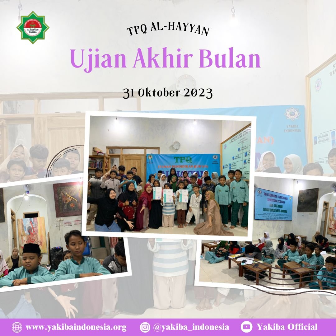 Ujian Kenaikan Tingkat Yayasan Kiwari Bantul Indonesia