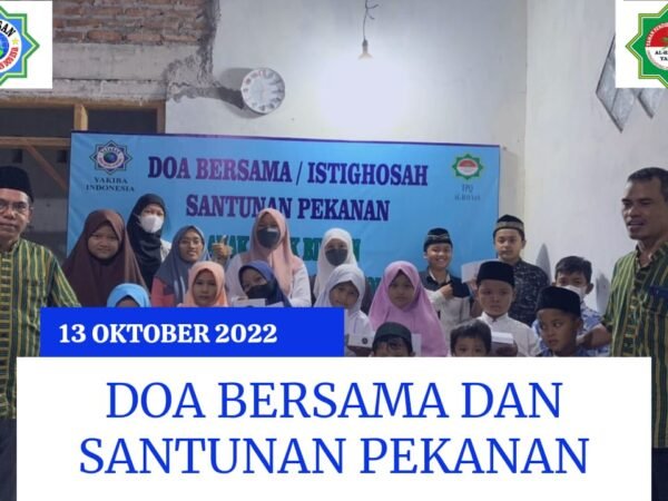 Kegiatan Do'a Bersama dan Santunan Pekanan Kegiatan Do'a Bersama dan Santunan Pekanan