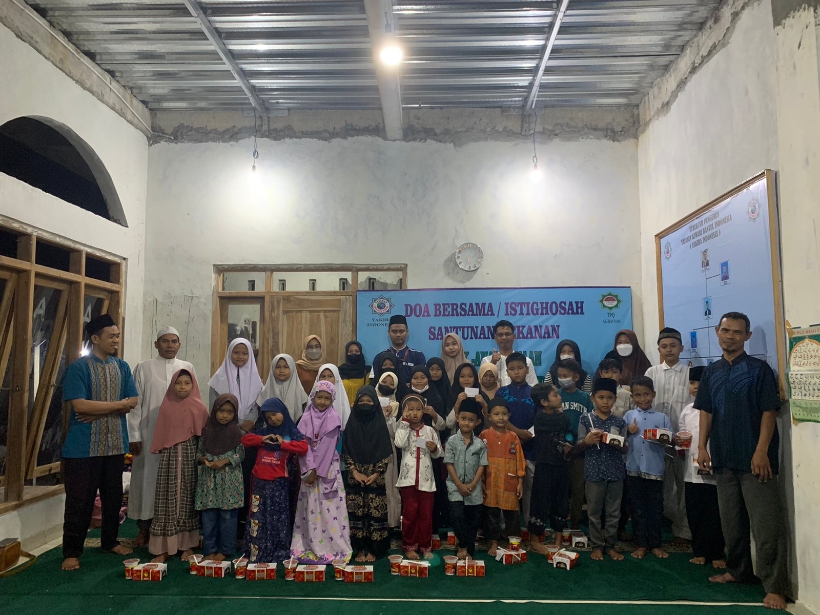 Doa Bersama dan Santunan Pekanan Bersama Donatur YAKIBA Yayasan