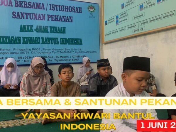 Doa Bersama dan Santunan Pekanan