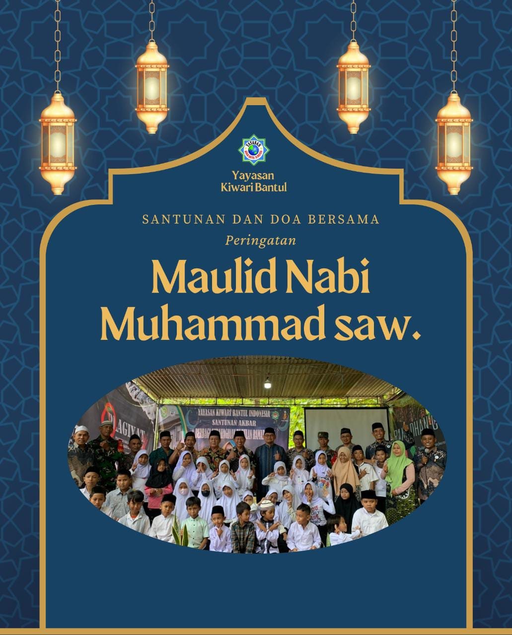 Selamat Memperingati Maulid Nabi Muhammad SAW Yayasan Kiwari Bantul