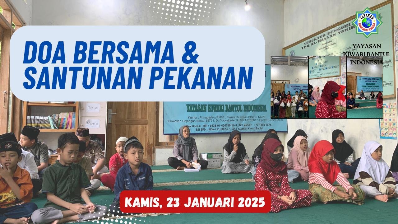 Menghadirkan Kebahagiaan dengan Doa dan Santunan yang Tulus