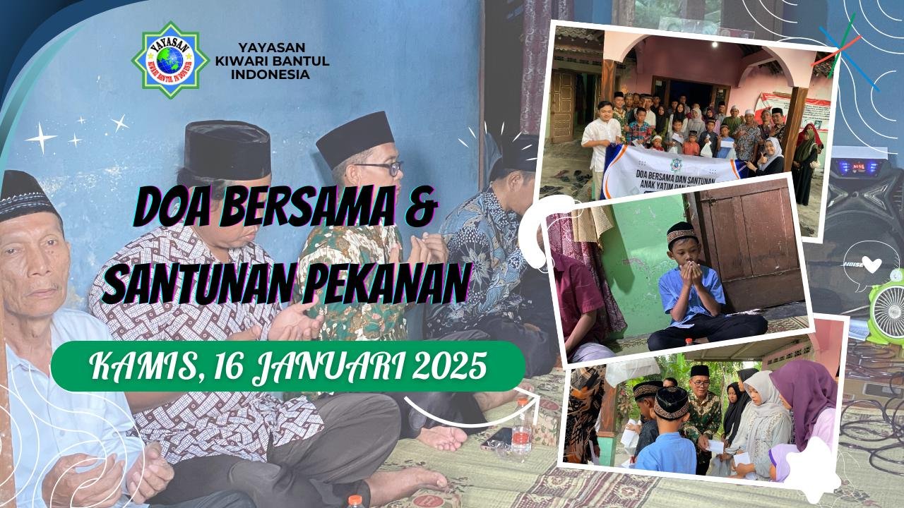 Sosialisasi, Doa Bersama, dan Santunan Pekanan: Membangun Kepedulian dan Kebersamaan