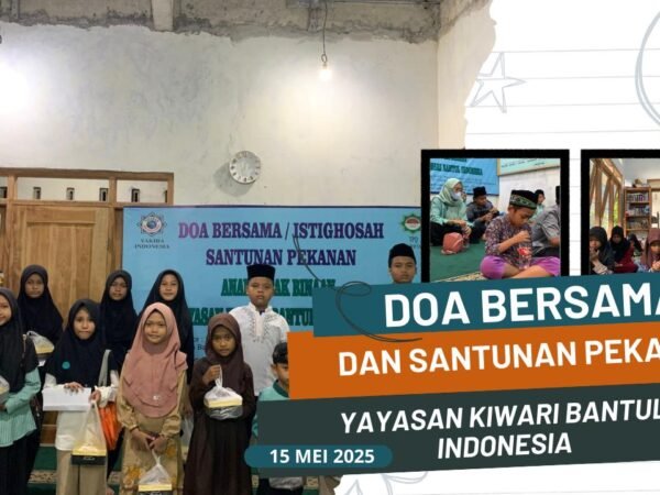 Doa Bersama dan Santunan Pekanan Yayasan Kiwari Bantul Indonesia, Penuh Keberkahan dan Kepedulian
