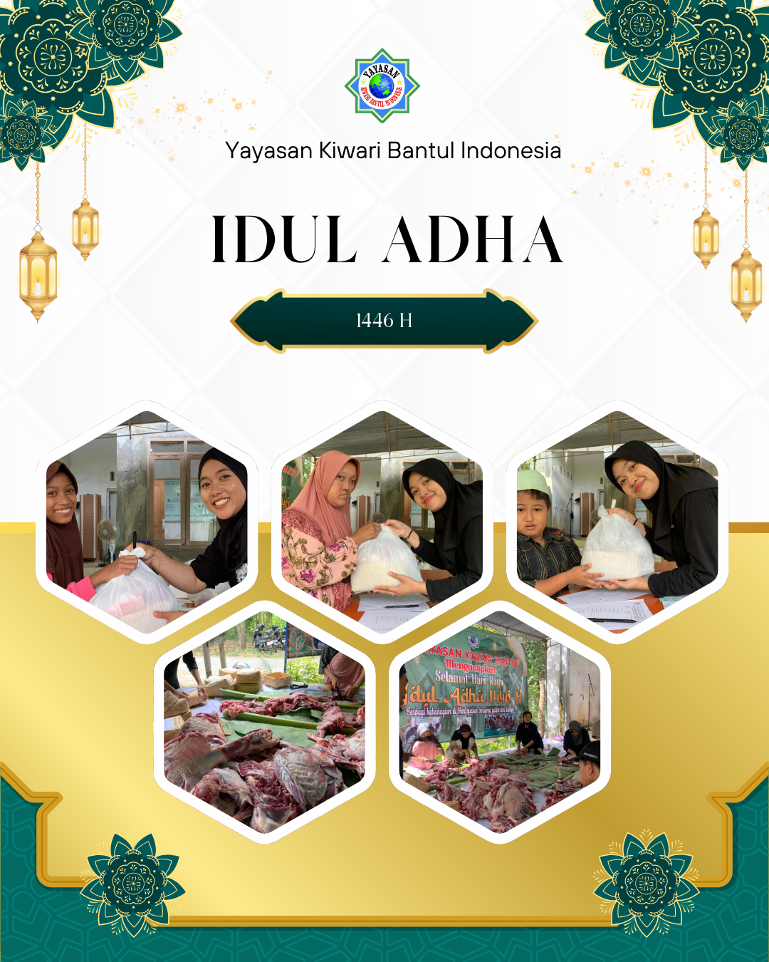Indahnya Berbagi: Yayasan Kiwari Bantul Indonesia Laksanakan Qurban 1446 H Penuh Cinta dan Kepedulian