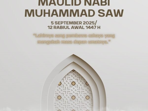 Selamat Memperingati Maulid Nabi Muhammad SAW 12 Rabiulawal 1447 H Selamat Memperingati Maulid Nabi Muhammad SAW 12 Rabiulawal 1447 H